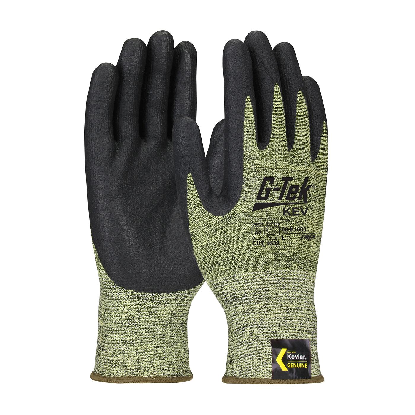 G-TEK KEV A7 FOAM NITRILE PALM COATED - Cut Resistant Gloves